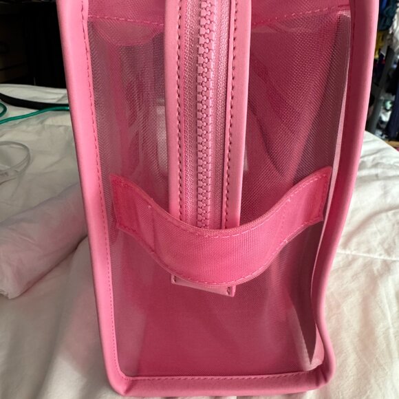 NWT's "Candy Pink" Marc Jacobs Mesh Tote Bag - Picture 11 of 13